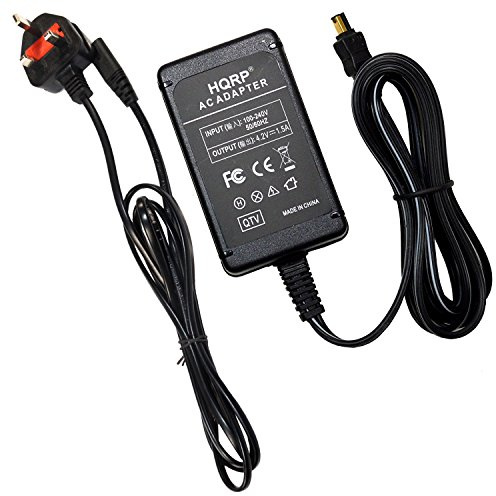 HQRP AC Adapter/Power Supply Compatible with Sony CyberShot DSC-P200, DSC-P150, DSC-P100, DSC-P32, DSC-P52, DSC-P72, DSC-P73, DSC-S60, DSC-S600, DSC-W80, DSC-W90, DSC-W150, DSC-W170 Digital Camera