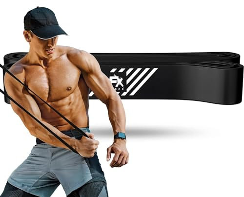 FX FFEXS Resistance Bands Set Men - Exercise Bands Durable Latex - Pull Up Bands Gym - Stretch Bands for Exercise - Workout Bands Fitness - Elastic Bands Gym - Men & Women - All Strength Levels