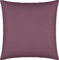Erwin Müller Kissenbezug, Kissenhülle Single-Jersey Murnau - aubergine Größe 80x80 cm - bügelfrei, strapazierstark, elastisch, mit Reißverschluss