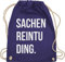 Turnbeutel Rucksack - Festival Zubehör - Sachenreintuding I Sachen Reintu Ding I - Unisize - Lila - hipster bag festival-bag geschenk weihnachten tu beutel beliebte artikel für teenager mädchen