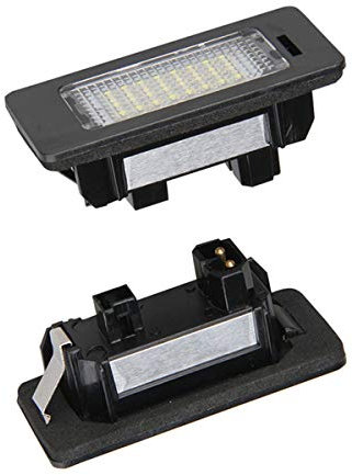 FOLGEMIR TOP LED Kennzeichenbeleuchtung, Nummernschilder Licht Xenon Weiss, fehlerfrei für E39, E60, E70, E90, F30, F80, E92, E93