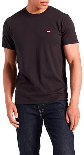 Levi's Big & Tall Original Housemark Tee T-Shirt Homme, Mineral Black, 2XL
