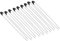 Fafeicy 10 Stück MF52 NTC-Thermistor, 5k-100k Widerstandswert Hochgenauer Temperatursensor mit 30 mm Kabel (15K-B3950-L30)