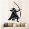 Krieger Vinyl Wandtattoo Mann Schlafzimmer Jagd Bogenschießen Sport Wandaufkleber Für Fitnessraum Wohnzimmer Dekoration 57X79Cm