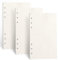 FYY 3 Packungen A6 Papier Punktraster, Refill Paper 135 Blätter (270 Seiten) für 6 Ring Binder Notizbuch,Nachfülleinlagen für Filofax A6,Notizen,Tagbuch,Skizze,Bullet Journal,Malerei (Gepunktet)