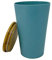 KeMar Kitchenware Tischabfalleimer mit Deckel, Kunststoff, Mülleimer, Abfalleimer, Kosmetikeimer (Petrol, 1,2 L)
