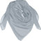 Harrys-Collection Unisex Bandana Uni Farben 100% Baumwolle! 52 X 52 cm, Farbe:hellgrau