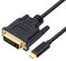 NFHK Câble USB 3.1 type C USB-C vers DVI 1080p 60 Hz pour écran d'ordinateur portable 1,8 m