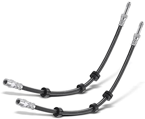 Frankberg 2x Bremsschlauch Bremsschläuche Vorne Links Rechts Kompatibel mit Cordoba 6K1 6K2 6K5 1.0L-2.0L 1993-2002 Golf III 1H1 1E7 1H5 1.4L-2.9L 1991-2002 Replace# 1H0611701