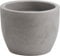 Nicoli - Jarrón Hera Matt de resina giratoria, para interior y exterior, diámetro 30 - 40 - 50 - 60 cm (40 cm de diámetro, ceniza)