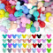 Lot de 84 perles en silicone Mickey Minnie pour fabrication de porte-clés, bracelets, colliers, stylos, cordons