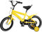 NadineDutol Kinderfahrrad 14 Zoll Jungen Mädchen Fahrrad Mit Stützrädern Neutral Kinderfahrrad Abnehmbare Stützräder Kinderfahrrad für 3-6 Jahre Alt