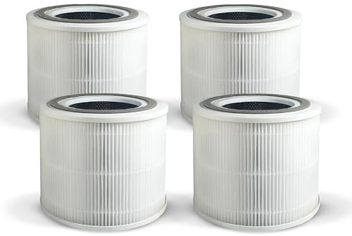 Comedes Filter für LEVOIT CORE 300 & 300S, einsetzbar anstatt Core 300-RF Luftfilter (4 Stück)