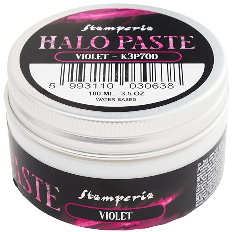 Stamperia Halo Paste Effektpaste Glänzend Transparent Spachtelauftrag Wasserbasis 100 ml Songs of the Sea Ganzjährig