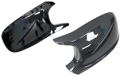 LYCREW Autospiegelkappe für BMW X3 F25 LCI 2010 2011 2012 2013,Auto Seite Flügel Rückspiegel Abdeckung Spiegel,Türspiegelkappengehäuse-Ersatz,a/Black