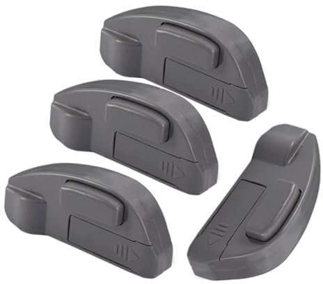 Spactz 4PCS Staubsauger Laserlichter, Versteckte Haustierhaare, Katzenhundehaare, Staubanzeige LED-Lampe, Batterie, Universelles Staubsaugerzubehör