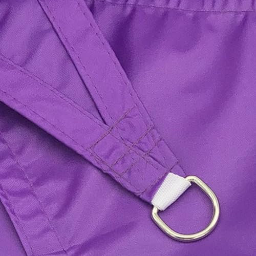 ENEN Sonnensegel Wasserdicht Quadrat mit Ösen Sonnensegel Balkon Sonnenschutz UV Schutz Windschutz Schattennetz Camping Reißfest Wetterfest für Garten Terrasse (2X2m,Lila)