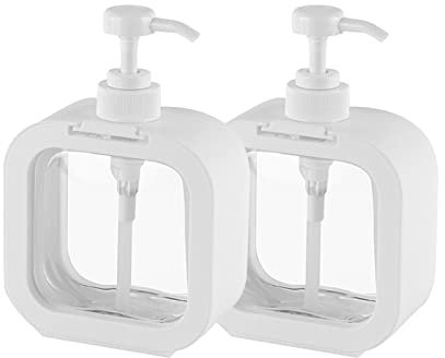 ZUOZUIYQ Dispensador de jabón Dispensador de jabón para Manos Dispensador de jabón Hogar Cocina Baño Detergente Mano Aceite Esencial Dispensador de jabón 500 ml Dispensador de jabón Manual de Gran