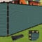 phepetroll 4 x 12FT Privacy Screen Fence Green Heavy Duty Mesh Fencing Shade Net Cover with Reinforced Bindings 100 Straps for Outdoor Chain Link Fence Patio Wall Garden Backyard, Green