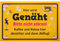 DankeDir! Hier wird genäht - Kunststoff Schild 30 x 20 cm - Partydeko Nähen Geburtstagskarte Geschenkidee - Frauen Nähzimmer Nähmaschine Freundin Geburtstagsgeschenk Geschenk Geburtstag