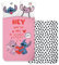 Wende Bettwäsche-Set Disney Stitch & Angel100% Baumwolle, Bettbezug 135 x 200 cm, Kissenbezug 80 x 80 cm