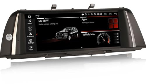 GONFEN 8-Cœurs 4 Go RAM+64 Go ROM Android 13 Autoradio pour BMW Série 5 F10 F11 NBT 2013-2016 avec Carplay sans Fil Android Auto Bluetooth Écran Voiture de 10,25 Pouces WiFi 4G GPS Dab+ USB iDrive