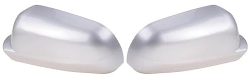 Tür Außenspiegelkappe Für VW Für Golf 4 MK4 Für Jetta 1999-2007 Rückspiegel Kappe Flügel Seite Spiegel Abdeckung Gehäuse Spiegelabdeckungen(Sliver Pair)