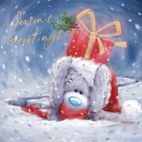 Me To You Tatty Teddy Cute Christmas Card 6x6ins - Softly Drawn Collection