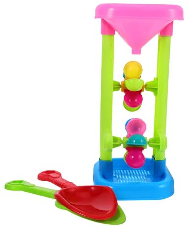 HANABASS 1Satz Sandspielzeug für Sanduhr und Wassermühle Farbenfrohes für Strand und Sandkasten für Jungen und Fördert Kreativität und Farberkennung