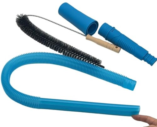 Fauhapyway Kit de nettoyage professionnel pour sèche-linge avec brosse d'extension de tuyau flexible pour un nettoyage en profondeur derrière les conduits d'aération des appareils de machine à laver