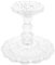 Ipetboom Piatto Frutta Vetro per Snack e Dessert Vassoio Decorativo per Appetizer Ristoranti e Hotel Design Chic e Vintage con Superficie