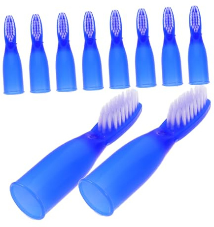 TOYZFRIENDY Zahnbürsten aus Kunststoff und Nylon 10 Stück mit Weichen Borsten Kurzer Griff Effektive Reinigung von Zähnen und Zahnfleisch Kompakte und Robuste Handzahnbürsten für Insassen