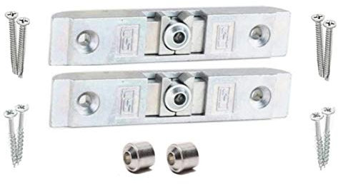 2 X SI Siegenia Balkontür Terrassentür Schnäpper A0420 / Schnaepper 0420 Türschnäpper inkl. Hülse + Schrauben!!! 2 Stücke!!!