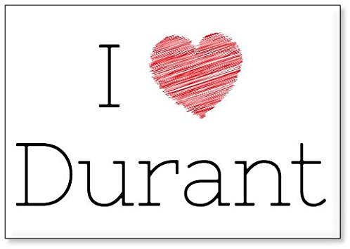 Mundus Souvenirs - Ich Liebe Durant, Kühlschrankmagnet (Design 2)