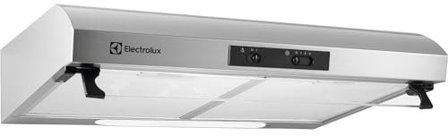 Electrolux LFU226X Campana Extractora Convencional, Serie 300, 60, cm, 71dB(A), 3 Niveles de Potencia, Filtro Antigrasa, Luces LED, Inox, Clase D