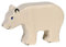cama24com Holztiger Eisbär fressend Bär Holzfigur Holzspielzeug mit Palandi® Sticker