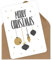 OWLBOOK Weihnachtskarte Merry Christmas Geschenkkarte mit Briefumschlag Geschenke Geschenkideen zu Weihnachten