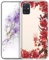 JAWSEU Funda Compatible con Galaxy A71, Transparente con Dibujos Carcasa Suave Flexible Silicona TPU Gel Case Ultra Delgada Bumper Antigolpes Protectora Funda para Galaxy A71,Flores-1