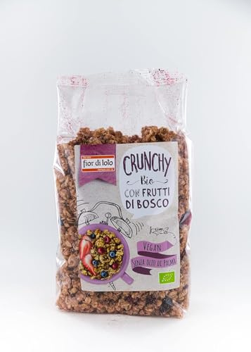 Fior di Loto, Crunchy con frutti di bosco bio, 375g