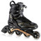 Nils Extreme Inliner für Herren und Damen - Inline Skates - ABEC9 Chrome Kugellager – Rollerblades Erwachsene - 82A Rollen - Rollerskates 44 - Schwarz und Gold - NA2150