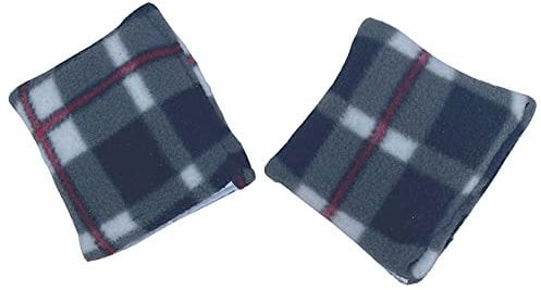 Amazing Health Microwave Hand Warmers - One pair (Unscented Grey check)