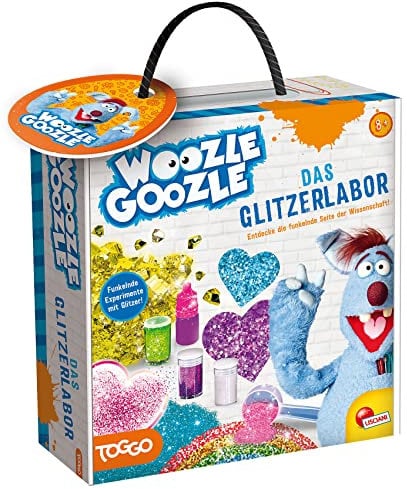 WOOZLE GOOZLE DAS GLITZERLABOR , Entdecke die fulkende Seite der Wissenschaft! , Experimentierset für Einsteiger und Kinder ab 8 Jahre