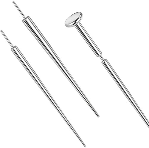 PunkTracker 14g/16g/18g/20g ASTM F136 Titan Piercing Kit Taper Insertion Pin für gewindelose Push In Tragus Helix Lippe Nase Helix Piercing Schmuck Knorpel Ohrringe Labret Studs Nasenstecker Stretcher