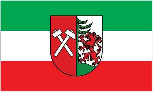 Fahne/Flagge Lübtheen 90 x 150 cm