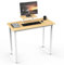 Lvhecforhm Mesa Escritorio Ordenador, 100x50cm Escritorio para Ordenador, Ordenador portátil con Panel de Control, Mesa de Trabajo, Escritorio de Oficina, Oficina Casa y Dormitorio Escritorios(Roble)
