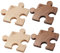 ABOOFAN 4 Stück Puzzle-untersetzer Aus Holz Tasse Pad Bierdeckel Holzuntersetzer Becheruntersetzer Wasserbecher Pads Bauernhaus-trinkuntersetzer Schale Pads Getränkehalter Nussbaum Buche