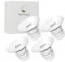 TOVVILD Pump Parts Inserts 20mm 4 Pcs Silicone Inserts for Momcozy S9/S9Pro/S12/S12Pro 24mm Flange, Medela/Willow Wearable Breast Pump Shields, Reduce Nipple Tunnel Down to 20mmmm