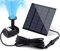Solar Fountain Pump,1.8W Solar Powered Water Fountain with 8 Nozzles,Solar Water Features for Garden, Solar Fountain Water Feature Pump Kit for Bird Bath,Small Ponds,Fish Tank,Pool