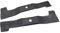 SECURA Jeu de lames (éjection) compatible avec MTD Smart RE 125 13A777SE600 Tracteur de pelouse