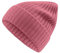 FALKE Unisex Beanie-Mütze Basic Ribbed U Be Kaschmir schnelltrocknend warm 1 Stück, Rosa Winter Rose 8164, OneSize